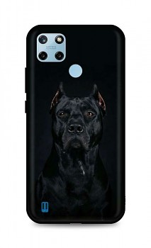 Zadní silikonový kryt DARK na Realme C25Y Dark Pitbull