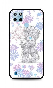 Zadní silikonový kryt DARK na Realme C25Y Floral Teddy