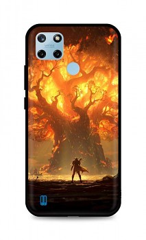 Zadní silikonový kryt DARK na Realme C25Y Warcraft