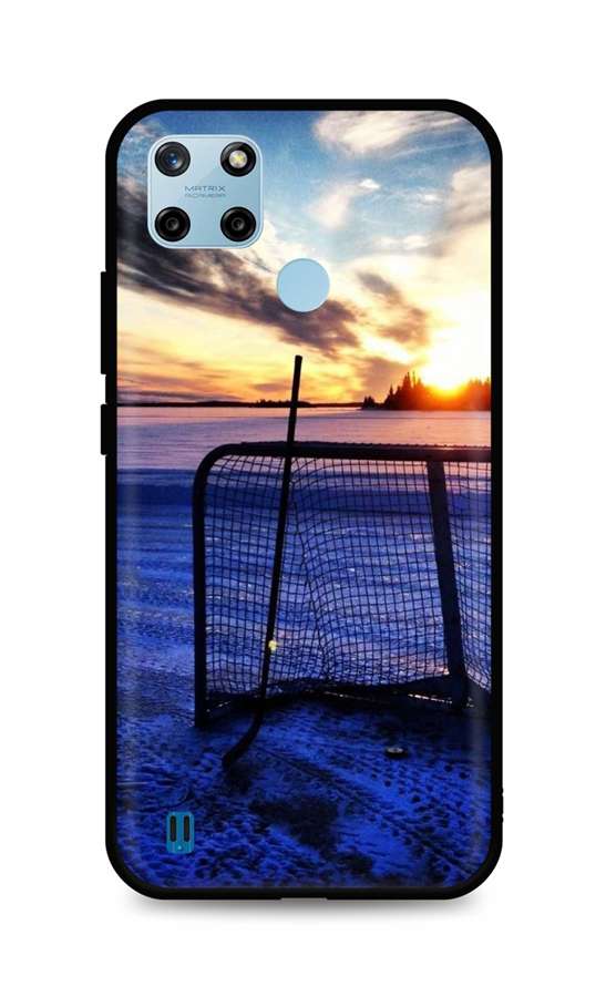 Levně Kryt TopQ Realme C25Y silikon Hockey Sunset 70529 (pouzdro neboli obal na mobil Realme C25Y)