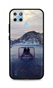 Zadní silikonový kryt DARK na Realme C25Y Hockey Goalie