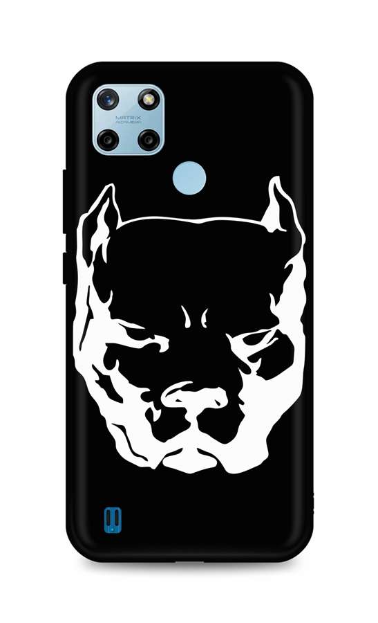 Levně Kryt TopQ Realme C25Y silikon Pitbull 70539 (pouzdro neboli obal na mobil Realme C25Y)