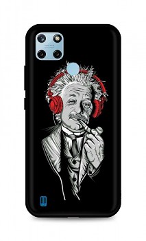 Zadní silikonový kryt DARK na Realme C25Y Albert Einstein