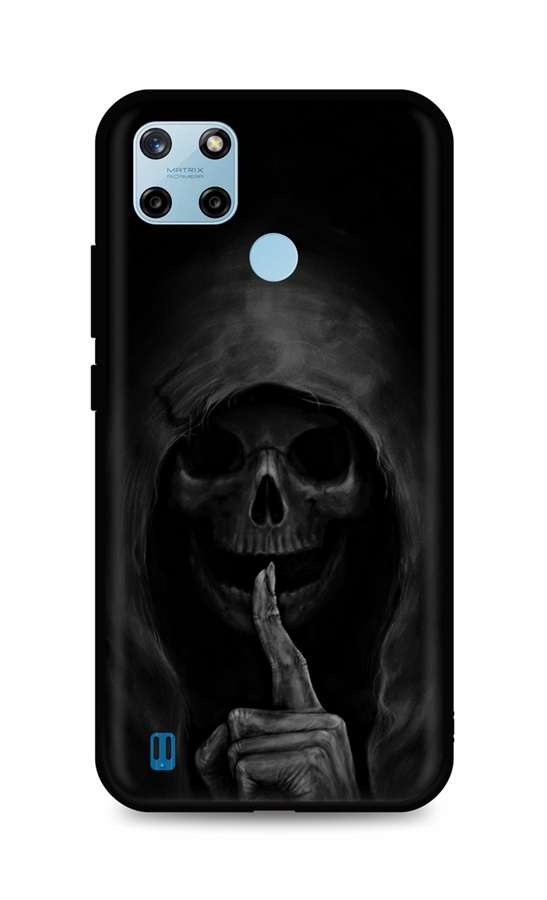 Zadní silikonový kryt DARK na Realme C25Y Dark Grim Reaper