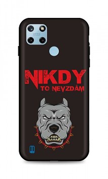 Zadní silikonový kryt DARK na Realme C25Y Nikdy to nevzdám