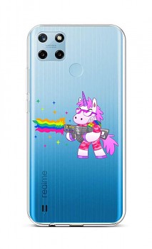 Zadní silikonový kryt na Realme C25Y Rainbow Gun