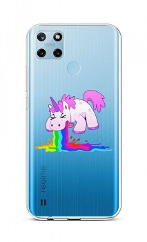 Zadní silikonový kryt na Realme C25Y Rainbow Splash