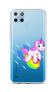 Zadní silikonový kryt na Realme C25Y Flying Unicorn