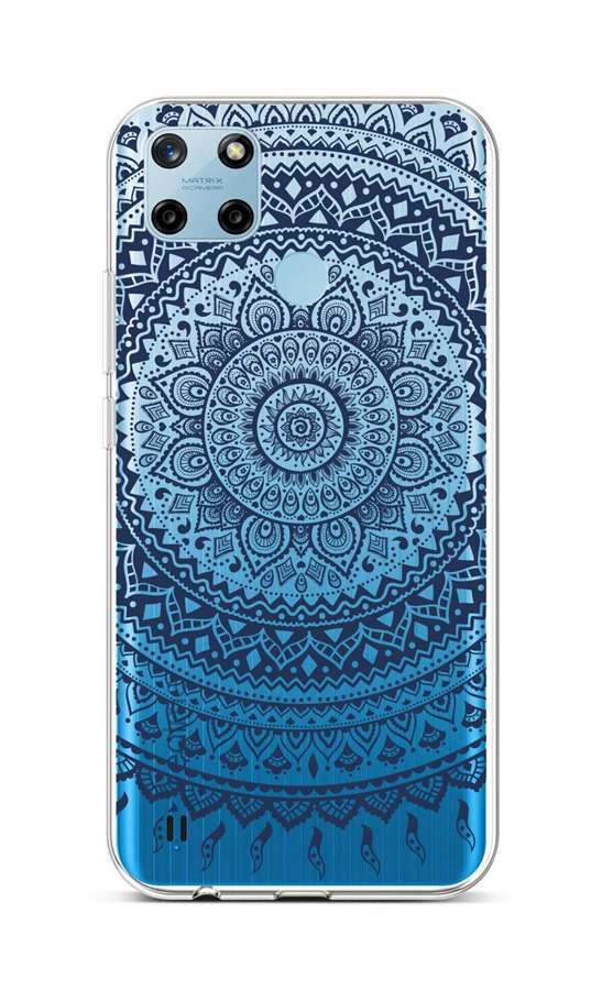 Levně Kryt TopQ Realme C25Y silikon Navy Mandala 70612 (pouzdro neboli obal na mobil Realme C25Y)
