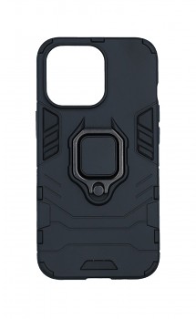 Ultra odolný zadní kryt na iPhone 13 Pro černý s prstenem