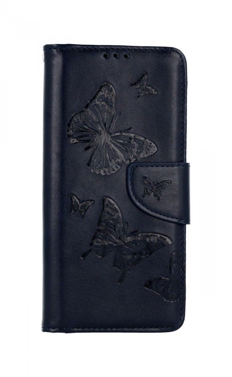 Knížkové pouzdro na Vivo Y11s Butterfly modré tmavé