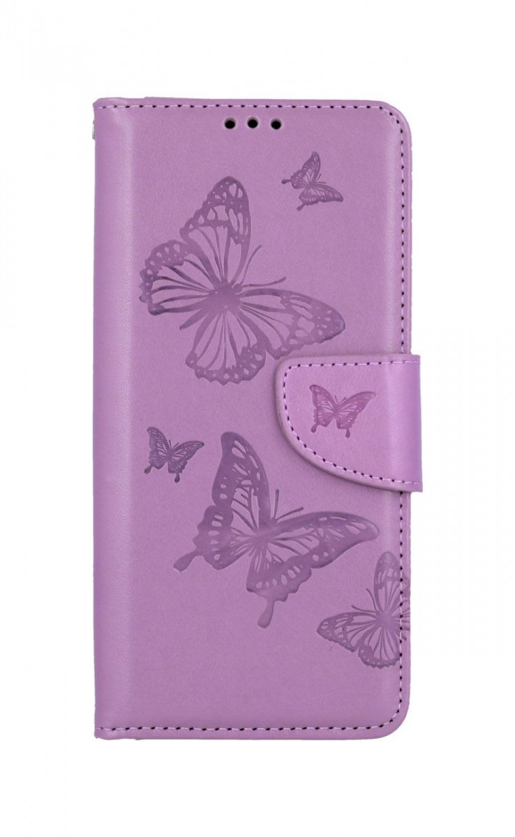 Knížkové pouzdro na Vivo Y20s Butterfly fialové