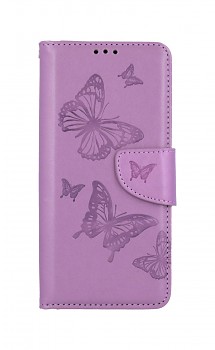 Knížkové pouzdro na Vivo Y20s Butterfly fialové