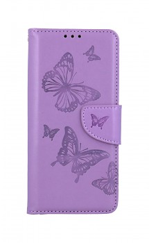Knížkové pouzdro na Vivo Y21s Butterfly fialové