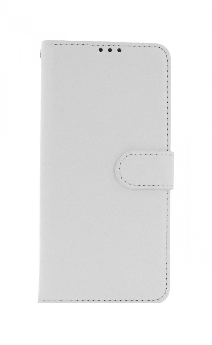 Knížkové pouzdro na Xiaomi Poco M4 Pro 5G bílé s přezkou