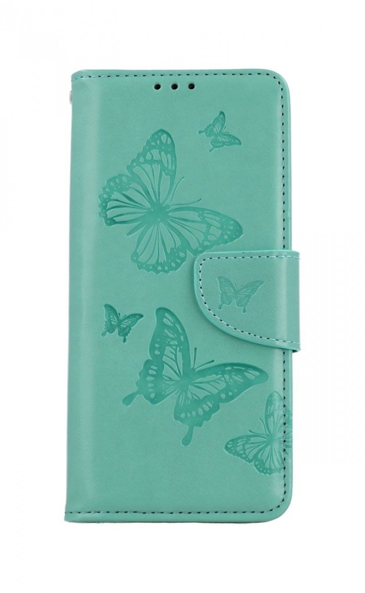 Knížkové pouzdro na Vivo Y33s Butterfly zelené