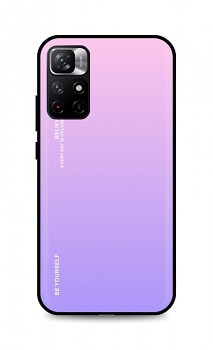 Zadní pevný kryt LUXURY na Xiaomi Poco M4 Pro 5G duhový růžový