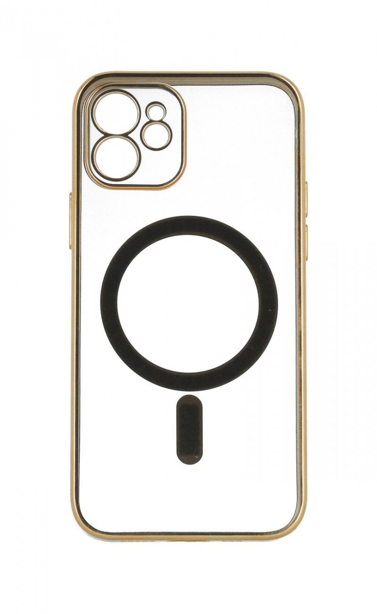 Kryt TopQ iPhone 12 Luxury MagSafe zlatý 70997 (pouzdro neboli obal na mobil iPhone 12)