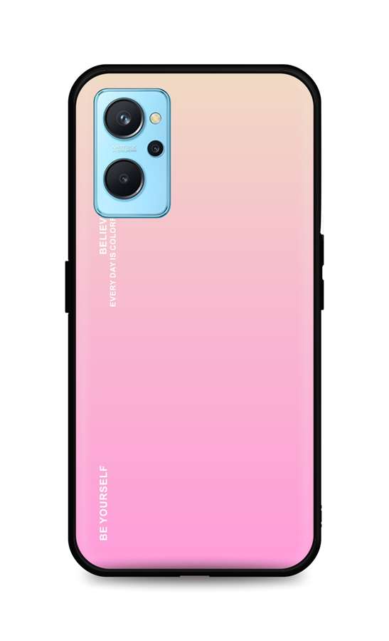 Levně Kryt TopQ LUXURY Realme 9i pevný duhový meruňkový 71055 (pouzdro neboli obal na mobil Realme 9i)