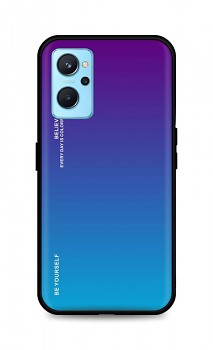 Zadní pevný kryt LUXURY na Realme 9i duhový purpurový