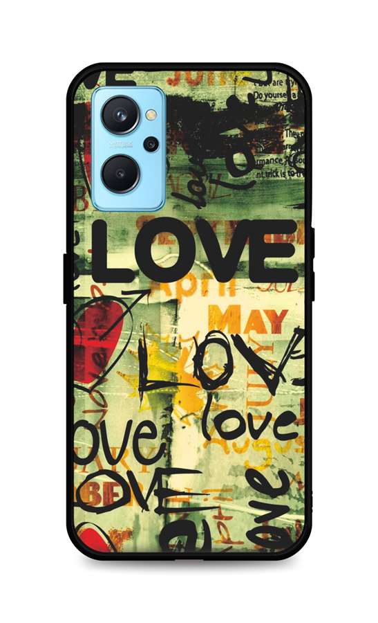 Kryt TopQ LUXURY Realme 9i pevný Love 71066 (pouzdro neboli obal na mobil Realme 9i)