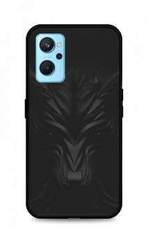 Zadní pevný kryt LUXURY na Realme 9i Černý vlk