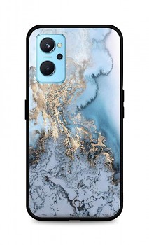 Zadní pevný kryt LUXURY na Realme 9i Marble Blue