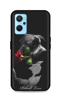 Zadní silikonový kryt DARK na Realme 9i Pitbull Love