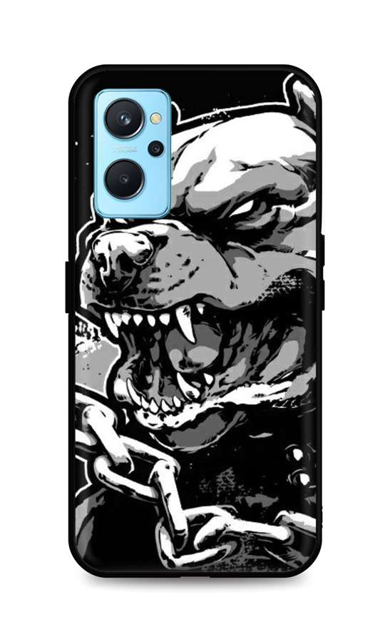 Levně Kryt TopQ Realme 9i silikon Agressive Pitbull 71139 (pouzdro neboli obal na mobil Realme 9i)