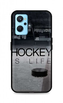 Zadní silikonový kryt DARK na Realme 9i Hockey Is Life
