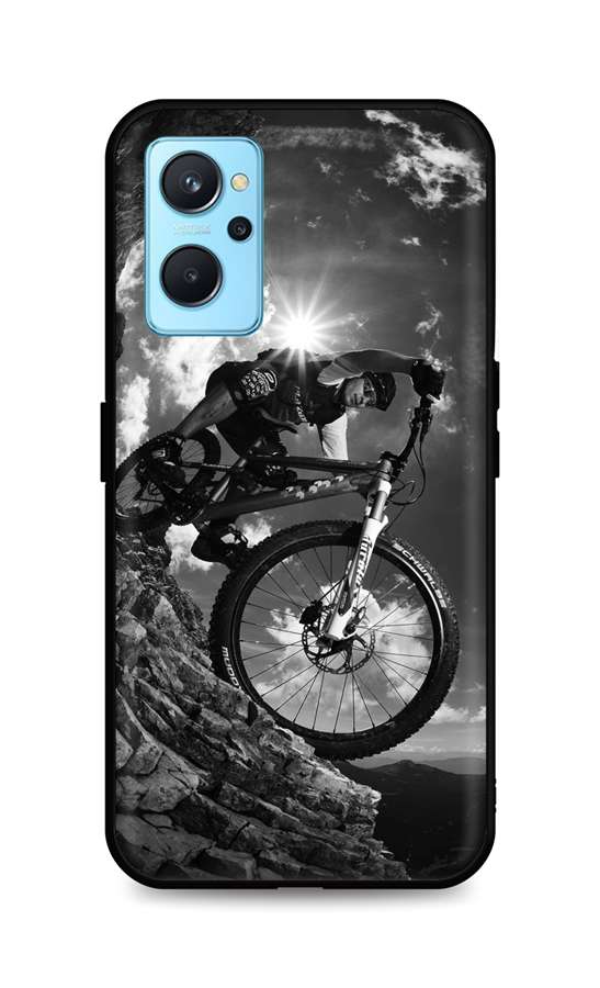 Zadní silikonový kryt DARK na Realme 9i Mountain Rider