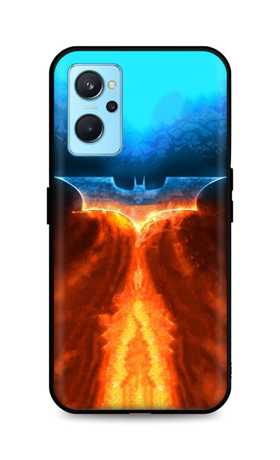 Levně Kryt TopQ Realme 9i silikon Fiery Batman 71152 (pouzdro neboli obal na mobil Realme 9i)