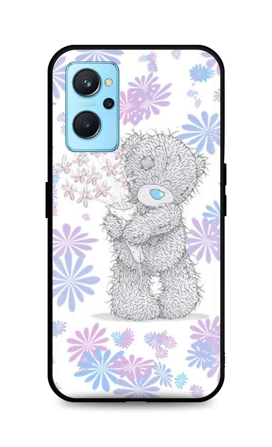 Levně Kryt TopQ Realme 9i silikon Floral Teddy 71157 (pouzdro neboli obal na mobil Realme 9i)