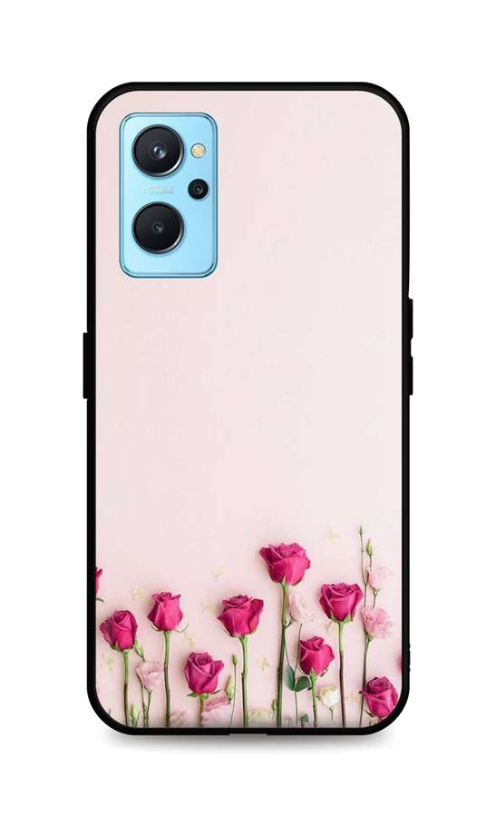 Levně Kryt TopQ Realme 9i silikon Roses 71163 (pouzdro neboli obal na mobil Realme 9i)