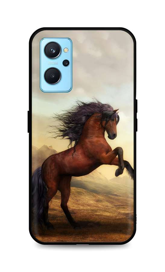 Levně Kryt TopQ Realme 9i silikon Brown Horse 71166 (pouzdro neboli obal na mobil Realme 9i)