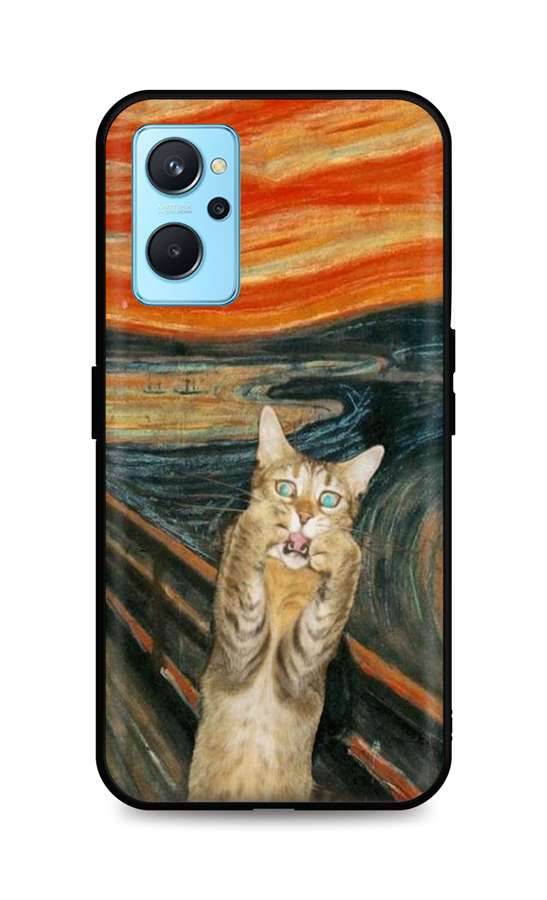 Levně Kryt TopQ Realme 9i silikon Scared Cat 71170 (pouzdro neboli obal na mobil Realme 9i)