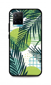 Zadní pevný kryt LUXURY na Vivo Y33s Green Leaves