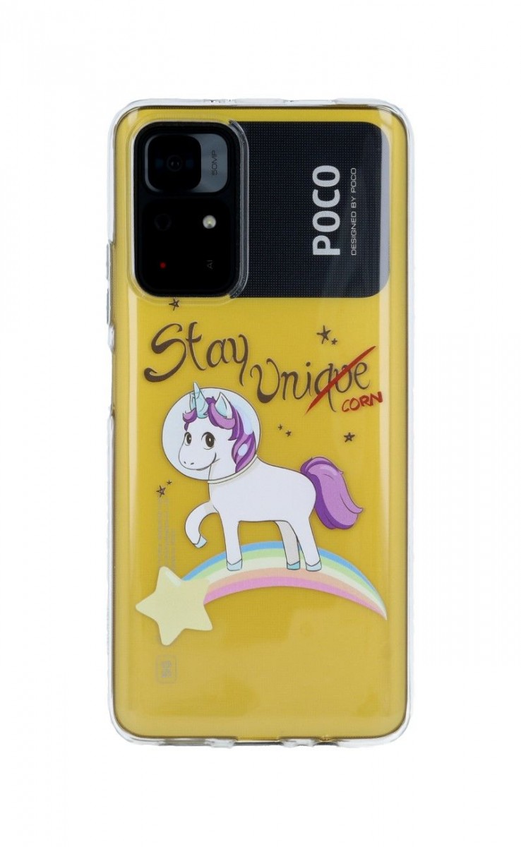 Zadní silikonový kryt na Xiaomi Poco M4 Pro 5G Stay Unicorn