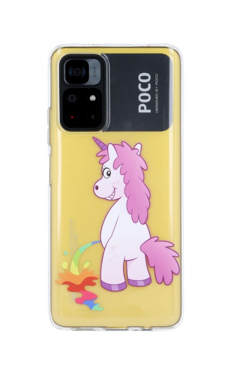Levně Kryt TopQ Xiaomi Poco M4 Pro 5G silikon Rude Unicorn 71221 (pouzdro neboli obal na mobil Xiaomi Poco M4 Pro 5G)
