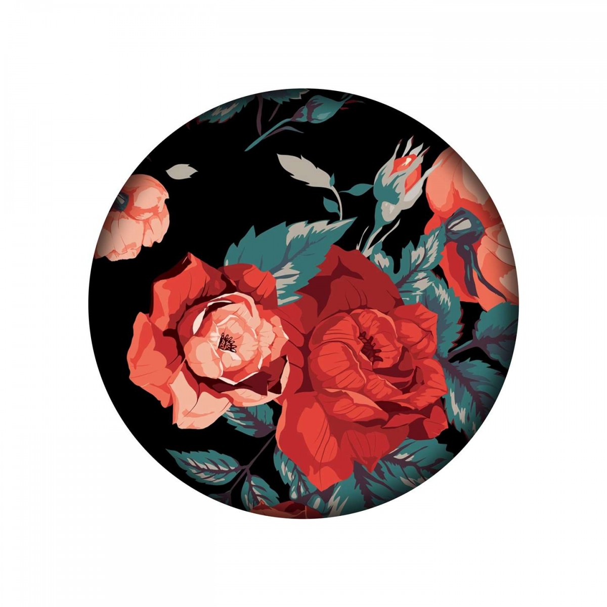 Levně Držák na mobil TopQ PopSocket Růže 71355
