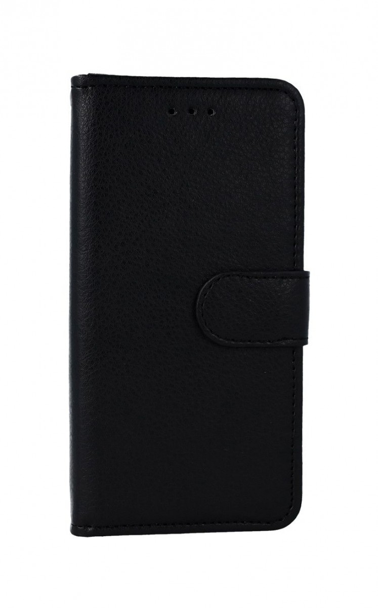 Levně Pouzdro TopQ iPhone SE 2022 knížkové černé s přezkou 71408 (kryt neboli obal iPhone SE 2022)