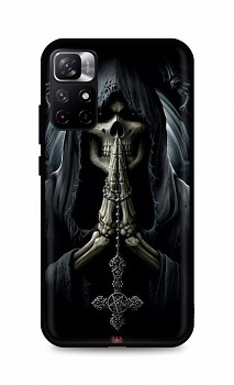 Zadní silikonový kryt DARK na Xiaomi Poco M4 Pro 5G Grim Reaper