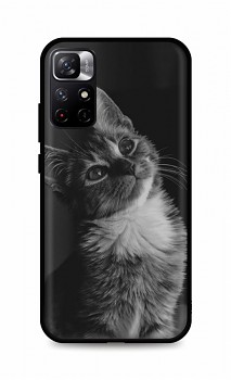 Zadní silikonový kryt DARK na Xiaomi Poco M4 Pro 5G Cute Cat