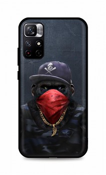 Zadní silikonový kryt DARK na Xiaomi Poco M4 Pro 5G Monkey Gangster