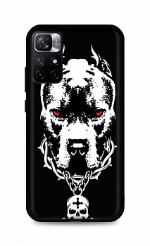 Zadní silikonový kryt DARK na Xiaomi Poco M4 Pro 5G Fighting Dog