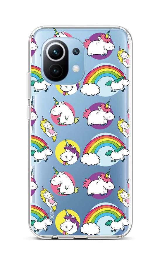 Zadní silikonový kryt na Xiaomi Mi 11 Lite Chunky Unicorns