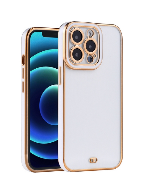 Kryt TopQ iPhone 12 Pro Max Angel Eyes bílý 71627 (pouzdro neboli obal na mobil iPhone 12 Pro Max)