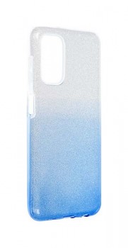 Zadní pevný kryt Forcell na Samsung A13 glitter stříbrno-modrý