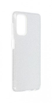 Zadní pevný kryt Forcell na Samsung A13 glitter stříbrný