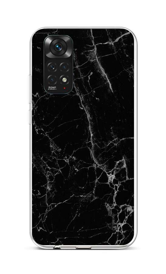 Zadní silikonový kryt STYLE na Xiaomi Redmi Note 11 Mramor černý
